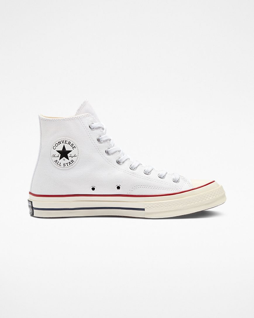 Men\'s Converse Chuck 70 Star Patchwork High Top Shoes White Multicolor | AU C8436L